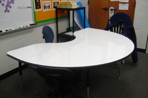 resurface whiteboard table