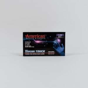 American Health & Safety™ Zircon Touch® Blue Nitrile Exam Gloves