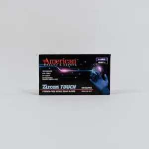 American Health & Safety™ Zircon Touch® Blue Nitrile Exam Gloves