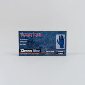 Zircon Blue Nitrile Exam Gloves