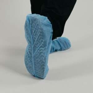 American Health & Safety® Blue Anti-Skid Polypropylene Shoe Covers with Tread