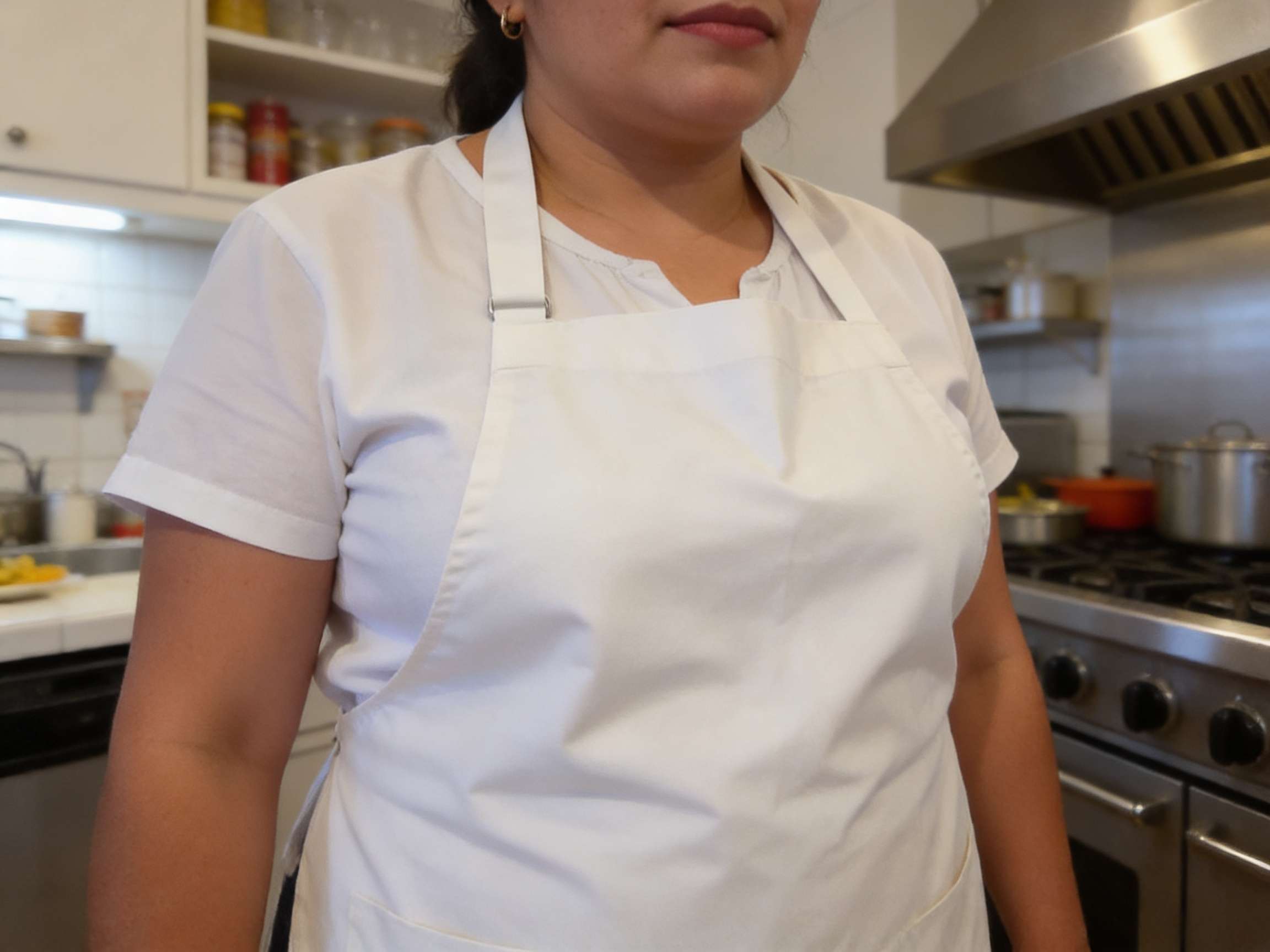 White apron lifestyle