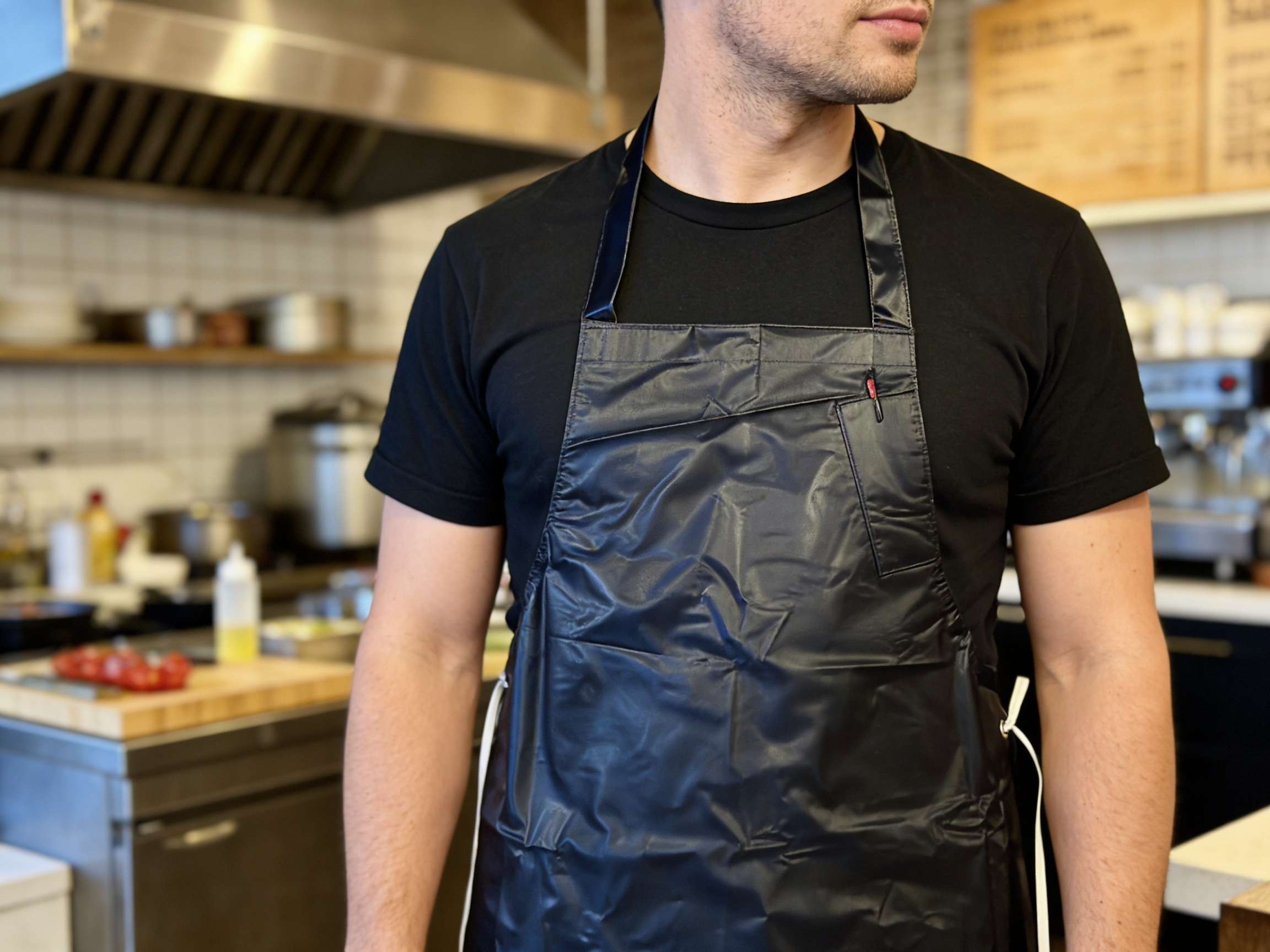 Black apron lifestyle