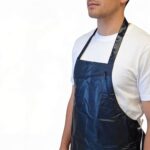 Dark Blue Apron lifestyle no background