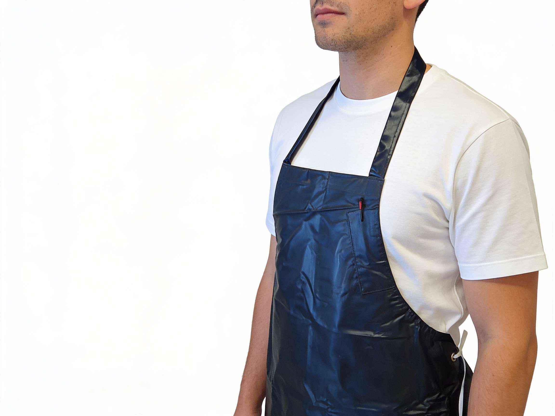 Dark Blue Apron lifestyle no background