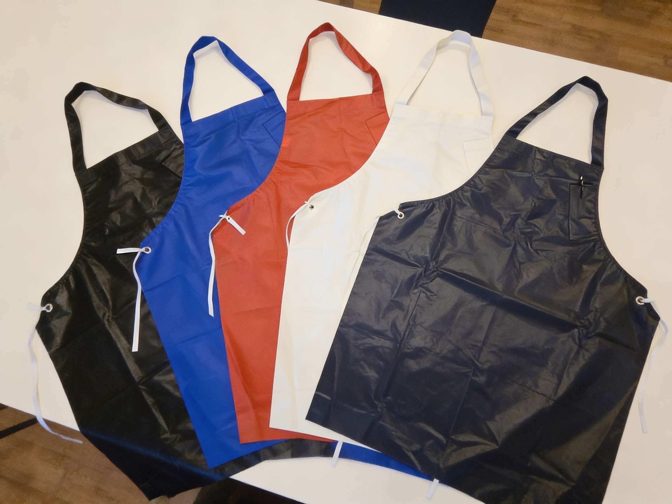 Aprons on table