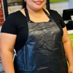 Female black lifestyle apron