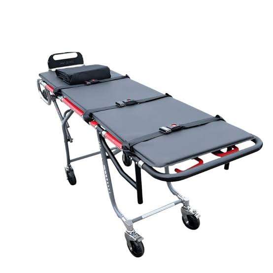 heavy-duty mortuary cot