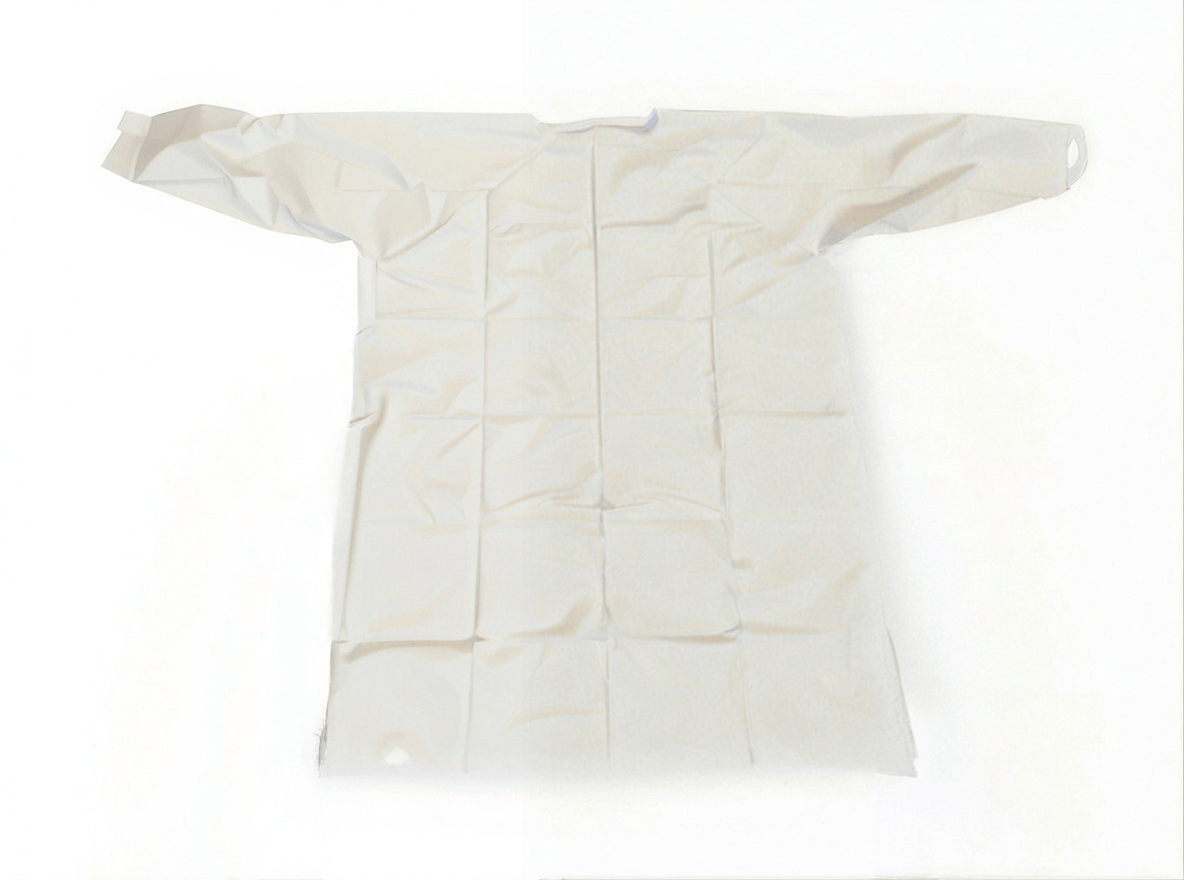 White Disposable Gown 3