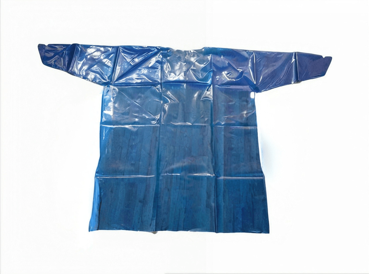 Disposable Blue Gown 3