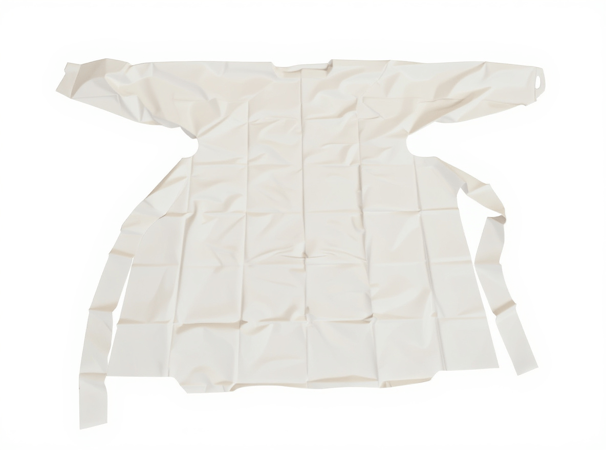 White Disposable Gown