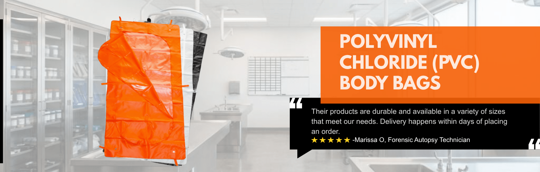Polyvinyl Chloride Body Bags